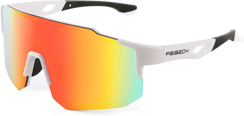 FEISEDY Sports Sunglasses for Men, Women and Teens - Baseball, Biking, Cycling UV400 Protection B2388 - Image 1